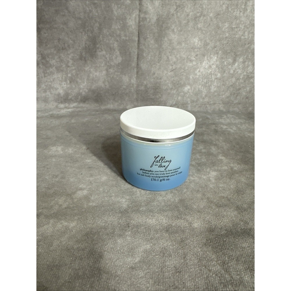 NEW PHILOSOPHY FALLING IN LOVE PERFUMED HOT SALT BODY SCRUB 6 OZ